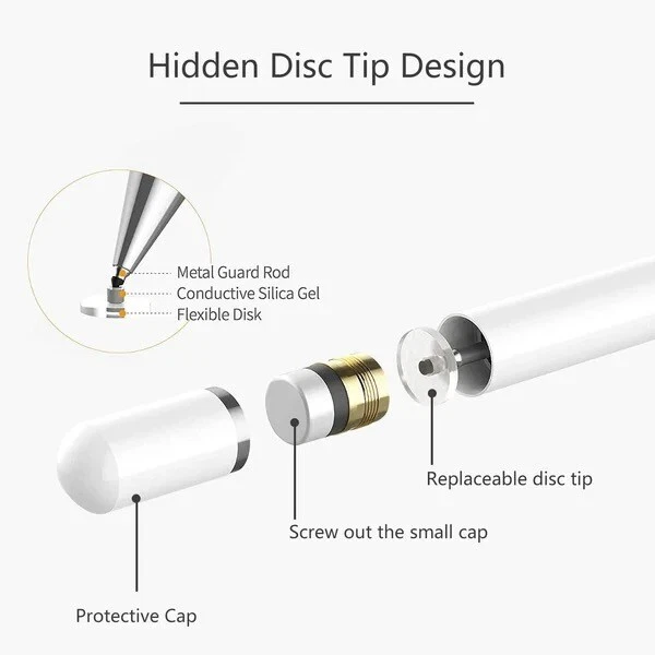 Pencil Stylus For iPad iPhone Samsung Galaxy Tablet Phone Pen Touch Screen - Image 4 of 4