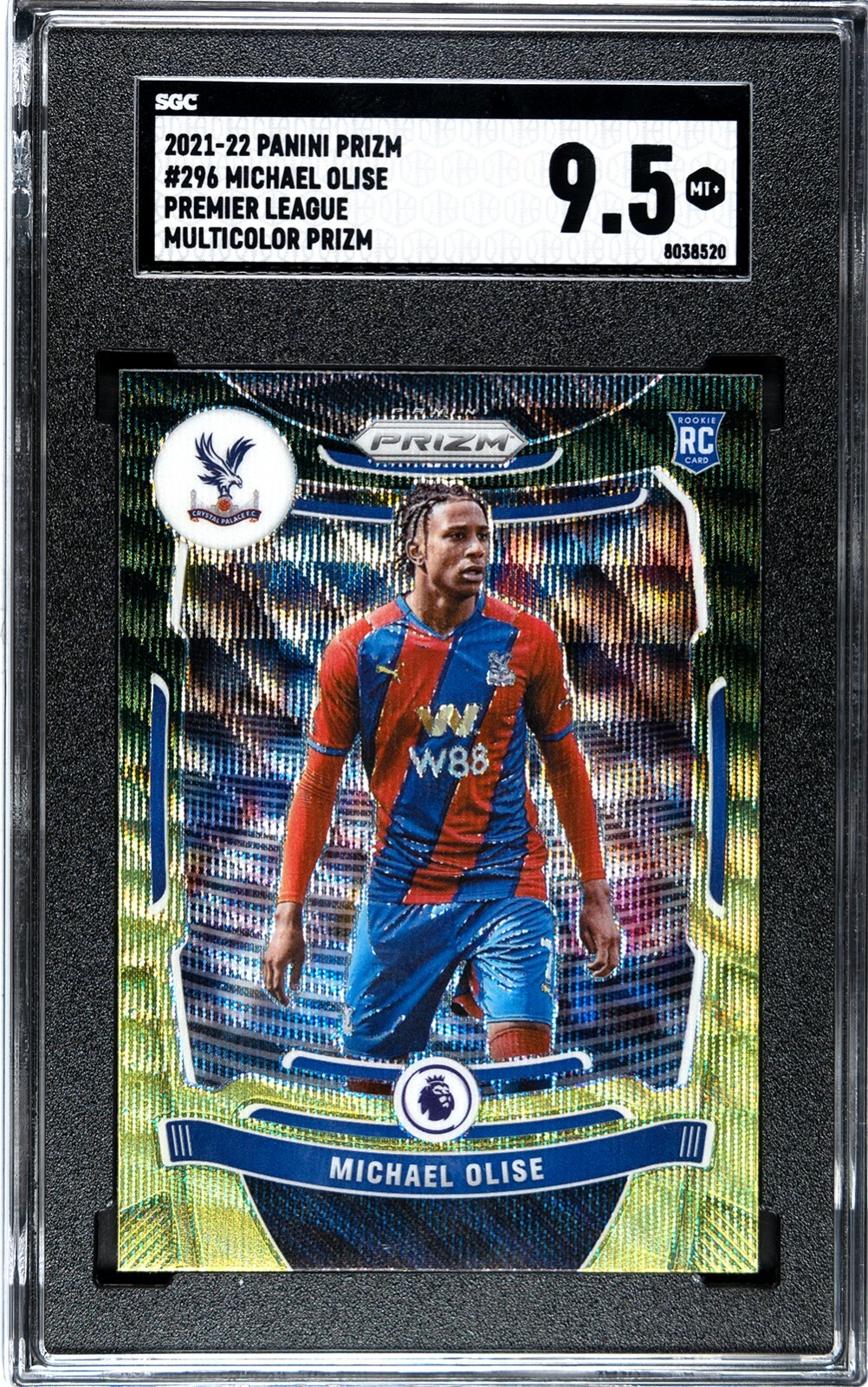 2021 Panini Prizm Premier League #296 Michael Olise Multicolor Prizm SGC 9.5