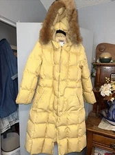 Vintage CABELA'S parka GOOSE DOWN puffer 16-S Long jacket Fox Fur hood