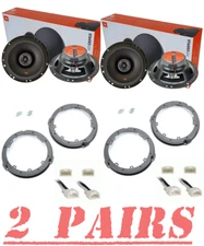 4 JBL Stage2 240W 6.5" 2-Way Front & Rear Car Speakers for 2013-UP Ford Vehicles