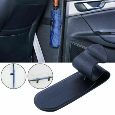 2x Auto Regenschirm Haken Universal – Robuster Schirmhalter Für Kofferraum, Praktischer Clip Für Heckablage, Mehr Ordnung Im Auto, Leichte Montage, Schwarz