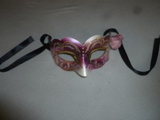 VINTAGE ITALIAN VENETIA MASQUERADE GLITTER CARNIVAL FACE MASK WALL VENETIAN