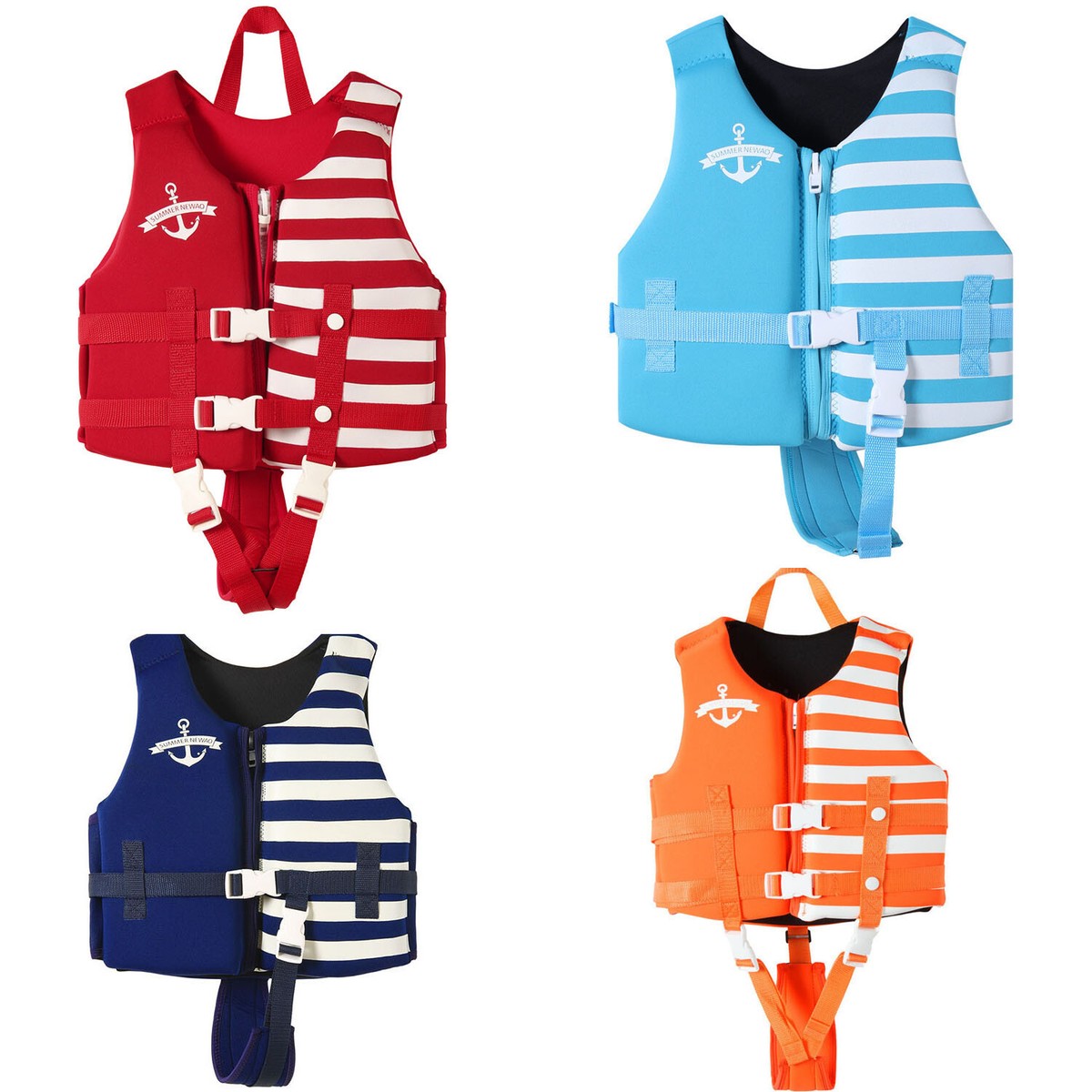 NEWAO Chaleco salvavidas para niños Kayak Ski Booyancy Aid Vest Sailing Boating