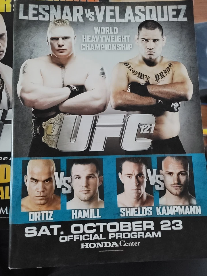 批量 3 个程序 UFC 116 121 & 125 LESNAR vs VELASQUEZ/CARWIN & EDGAR MAYNARD — 第 4/4 张图片