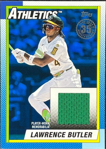 Lawrence Butler /50 RELIC 2025 Topps Series 1 Major League 