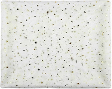 Glitter Tulle Fabric with Star Moon Sequin, 10 Yard X 59" Wide Rolls,Sparkly She