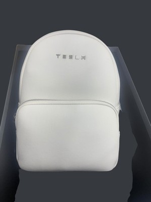 Tesla Mega( Mini) Vegan Leather Backpack White 1859925-00-A | eBay