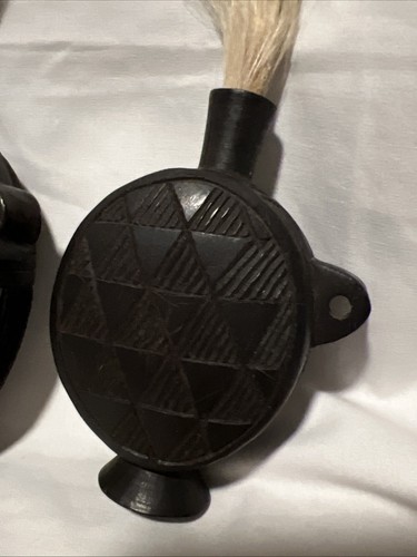 Tribal Africa Carved Snuff Medicine Bottles Set 2 - Picture 2 of 13