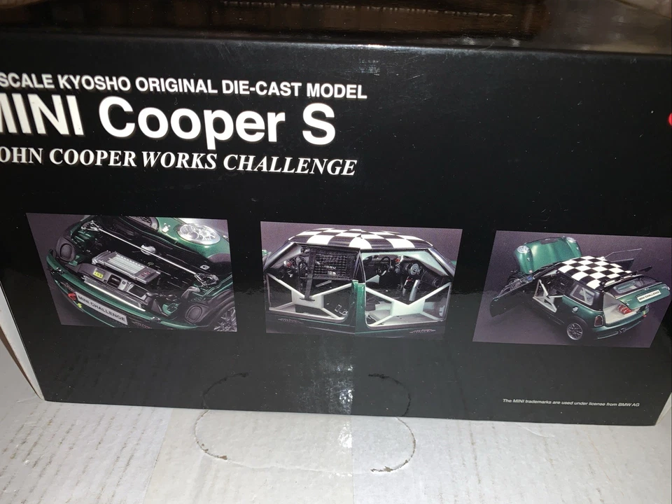 KYOSHO static model 1:18 Mini Cooper S 2001  R53 John Cooper Works Challenge - Immagine 3 di 4