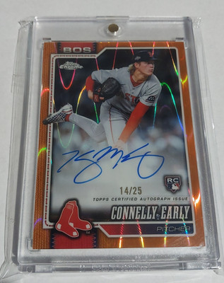 2026 Topps Chrome CONNELLY EARLY True Orange Auto 14/25 #RA-CEA Boston Red Sox