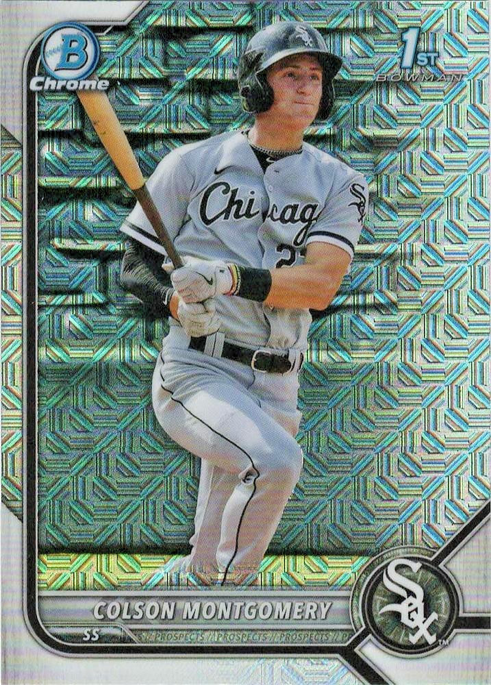 Colson Montgomery 1st Bowman 2022 Bowman Chrome #BCP-71 Chicago White Sox