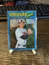 2026 Topps Heritage Jackson Holiday Baltimore Orioles #218 Blue Sparkle