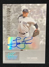 TOM GORDON NEW YORK YANKEES 2005 DONRUSS LEAF CENTURY COLLECTION AUTO /250 FLASH