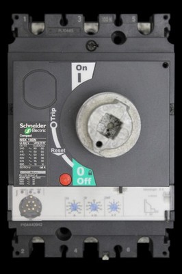 SCHNEIDER 100 AMP 50kA DREIPOLIG MCCB NSX100N ROTATORISCH ML2.2