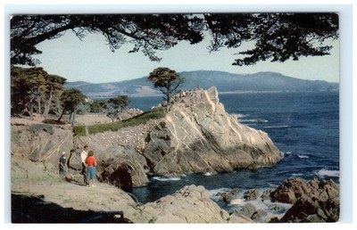 Vintage 1941 Seventeen Mile Drive Carmel CA Union Oil Postcard