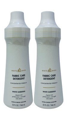 2 BATH & BODY WORK Fabric Care Detergent White Gardenia New