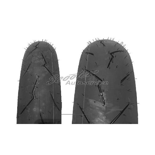 1X 110/70-12 47P Motorradreifen Pirelli Diablo Rosso Scooter M/C TL Vorne-image