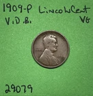 1909-P VDB Lincoln Wheat Cent / Penny 1c Vg Very Good  US Coin