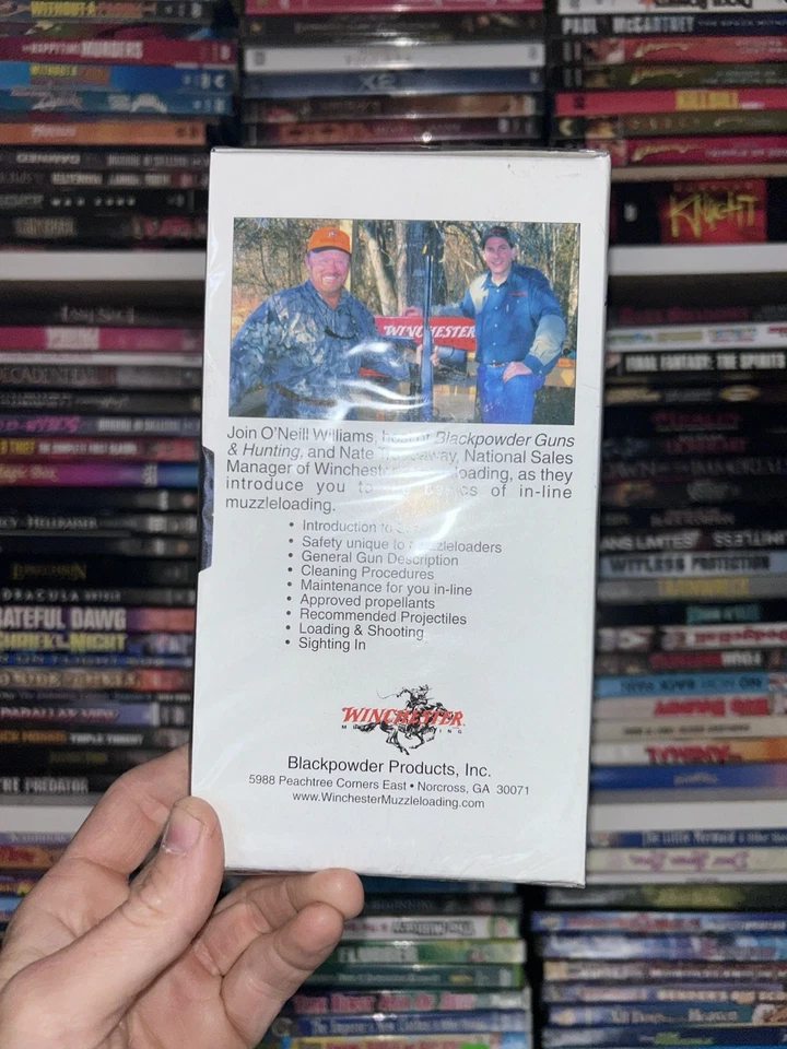 Winchester VHS Tape Instructional Video Sealed Blackpowder 2001 Rare HTF Hunting - Image 2 of 4