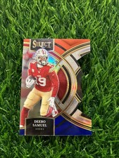 Deebo Samuel Red White Blue Die-Cut 2023 Panini Select #193 Premier Level F53