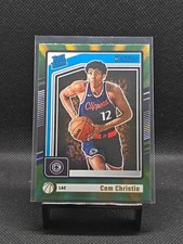2024-25 Panini Donruss - Rated Rookie Cam Christie #241 Holo Green Laser (RC)