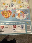 (2) CARE BEARS Gift Wrap Kit Birthday Wrapping Paper Scrapbook 40th Anniversary — photo 6