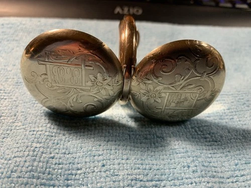 Vintage Elgin pocket watch, grade 216, model 2, class 75, 6s, 15j, J. Boss 20 yr