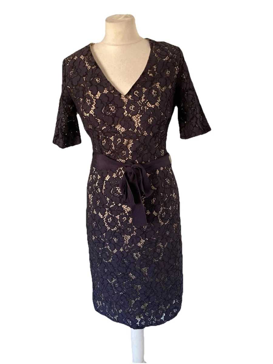 chinese dress ladies Per Una Rust lace Dress size 10 – The Wardrobe