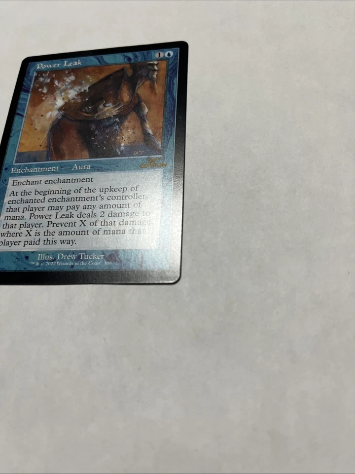 Power Leak Retro Frame 30th Anniversary Edition Card #368 MTG - Image 2 of 4