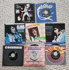 ELVIS PRESLEY - Lot of 9 x 7" 45rpm Vinyl Records - Suspicious Minds, Medley
