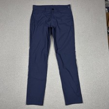 Greyson Armonk Golf Performance Chino Pants Mens 32x32 Blue Wolf Athelisure