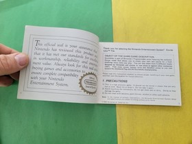 Excitebike (Nintendo Entertainment System) NES - Instruction Manual Only