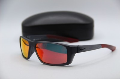 NEW NIKE BRAZEN SHADOW M CT8226 021 GREY RED AUTHENTIC FRAMES SUNGLASSES 59-16