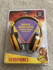 Headphones For Kids Disney Lion King Adjustable Stereo Tangle-Free 3.5mm Jack
