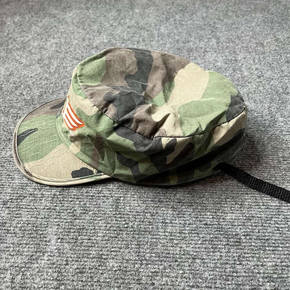 De colección 1996 Harley Davidson Camuflaje Camuflaje Pintores Gorra Años 90 Motociclista Motocicleta Foto 3 de 4