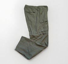 BSA Boy Scouts of America Mens Xl Zip Off Unhemmed Polyester Uniform Pant/Shorts