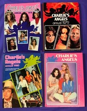 Charlie's Angels Annuals  1978 1979 1980 1981 Farrah Fawcett Majors Kate Jackson