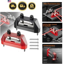 Power Distribution Block Dual Stud 5 16 M8 12V 48V 250A Heavy Duty Battery Te...