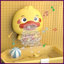 Duck Bubble Bath Toy for Kids Automatic Bubble Maker Bathroom Play