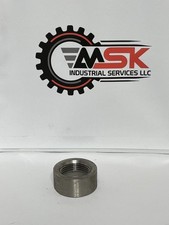 1" Stainless Steel Half Thread Coupling 316 NPT 150  lot of 3 