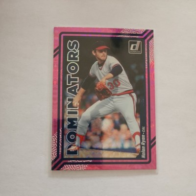 2023 Donruss Dominators Pink Fireworks #3 Nolan Ryan