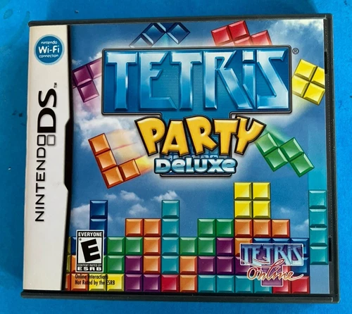 Nintendo DS Tetris Party Deluxe Game Complete w/ Manual - Ships for Free