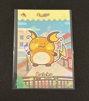 Limited Edition Full Art Rare Smile Raichu Pokemon Card Database #0026  