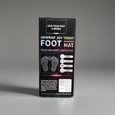 Foot Massager Mat EMS Pad 19 Intensity Levels w/ Remote Boost Circulation