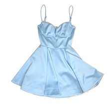House of CB Minimoiselle Tulle Mini Dress in Cinderella Blue