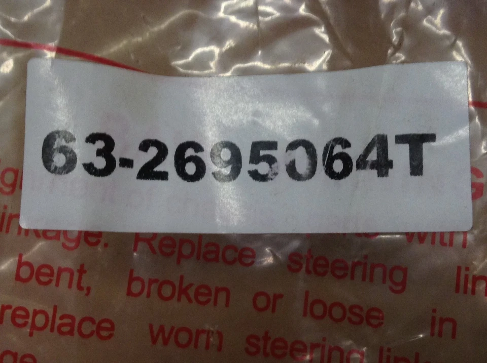 Extremo de barra de amarre de dirección interior izquierdo NAPA 269-5064 - Se adapta a Dodge 79-83 Plymouth 79-03 Foto 3 de 4