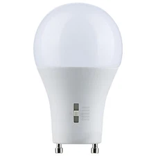 Satco S11794 LED 8.8W =60W 120V A19 Dimmable CCT Selectable GU24 White