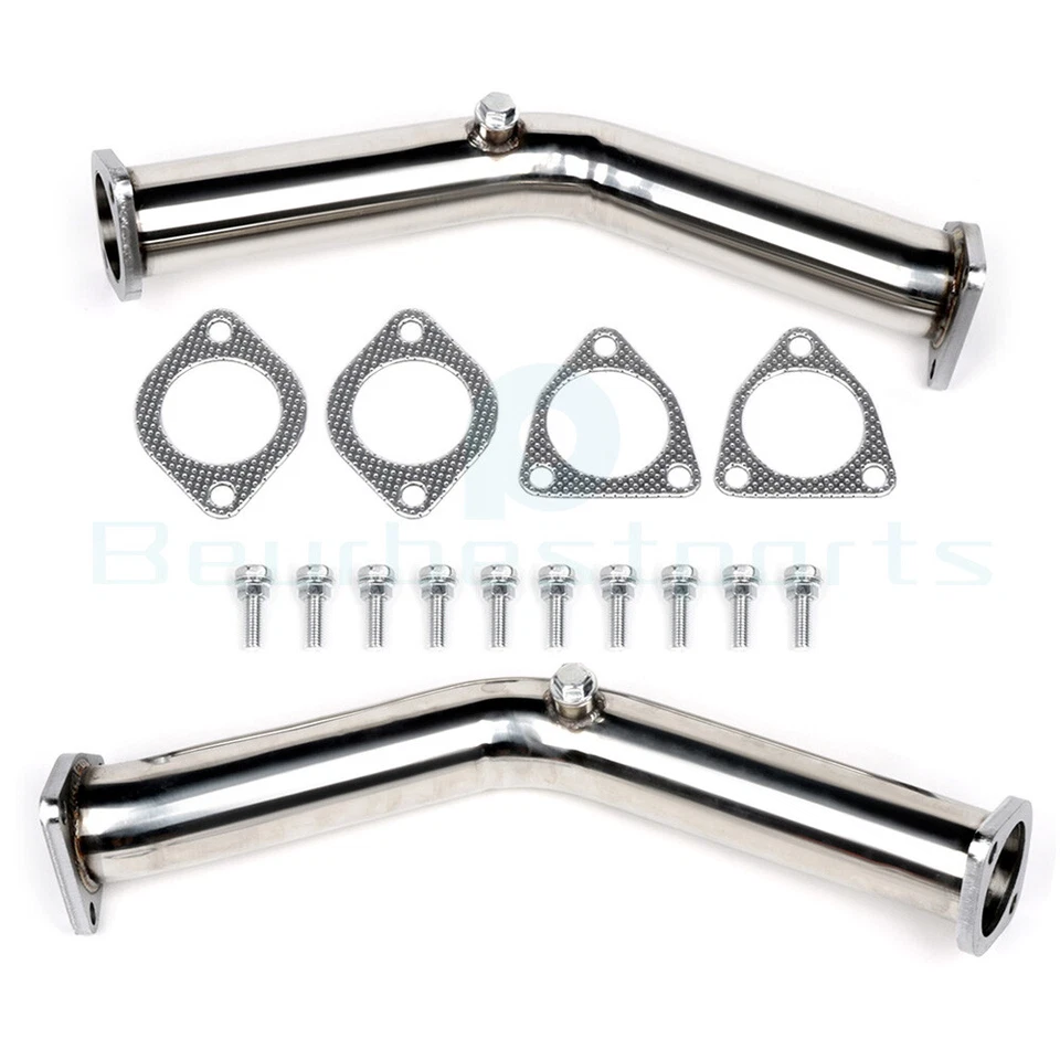 SS Exhaust Tube Exhaust Pipes For Nissan 350Z for Infiniti G35 2003-2007 3.5L V6 Foto 3 de 4