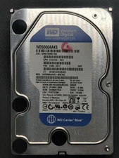 Western Digital WD Caviar Blue WD5000AAKS-65A7B2 500GB 3.5" SATA II Hard Drive