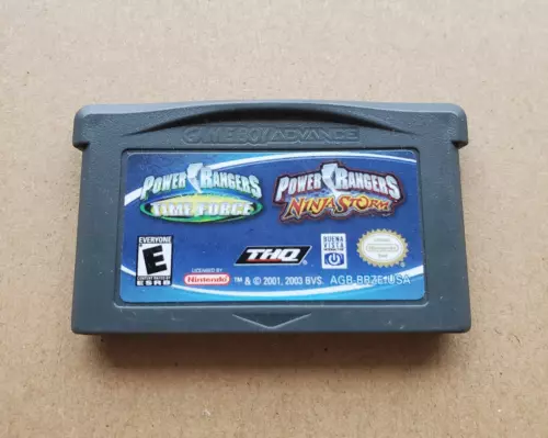 Nintendo Power Rangers Double Pack: Ninja Storm & Time Force Cart Only (GBA)